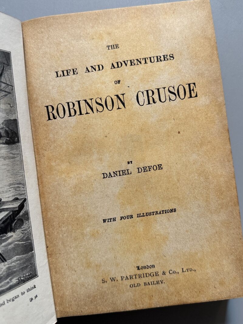 The life and adventures of Robinson Crusoe, Daniel Defoe - S. W. Partridge & Co, ca. 1900