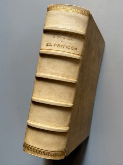 El criticón, Lorenzo Gracián (encuadernación de R. Roig) - Renacimiento, 1913-1914