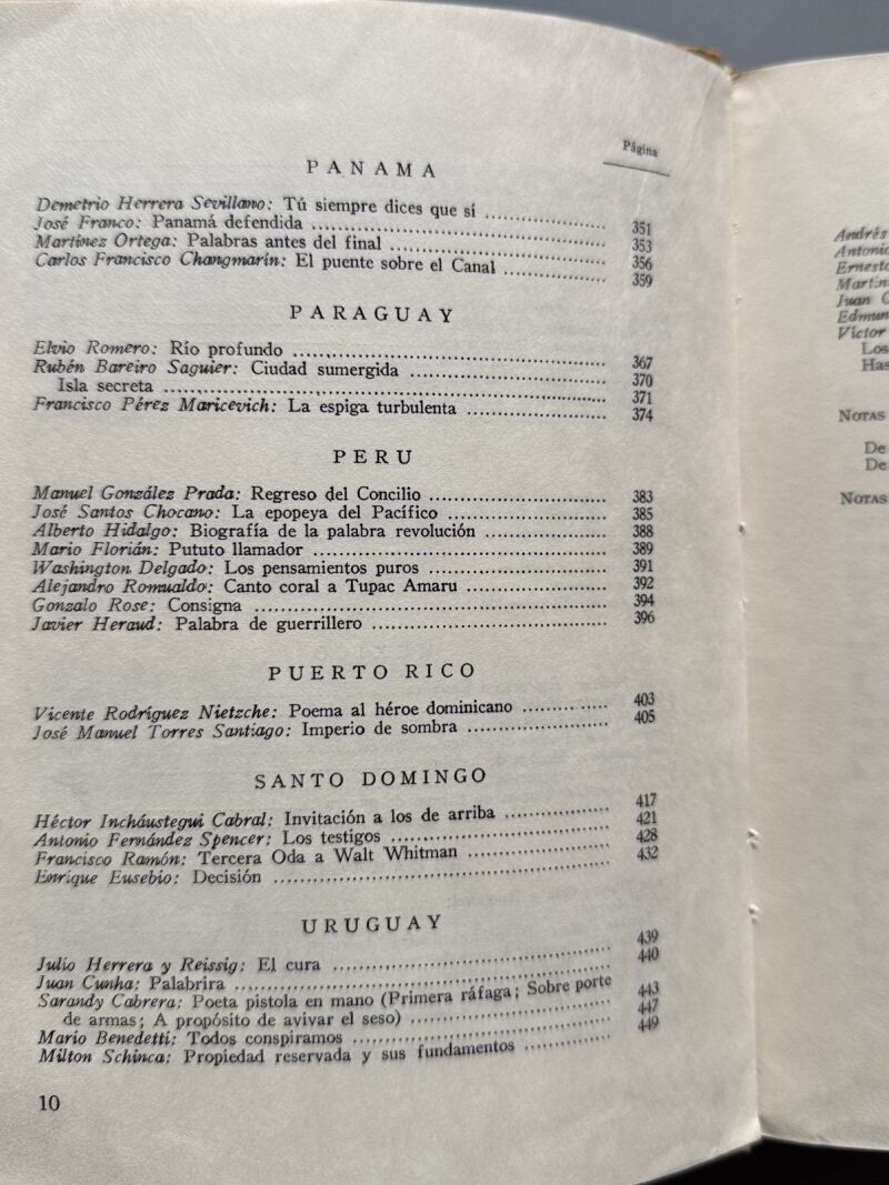 Mester de rebeldía de la poesía hispanoamericana, Ramiro Lagos. Firmado - Ediciones Dos Mundos, 1974