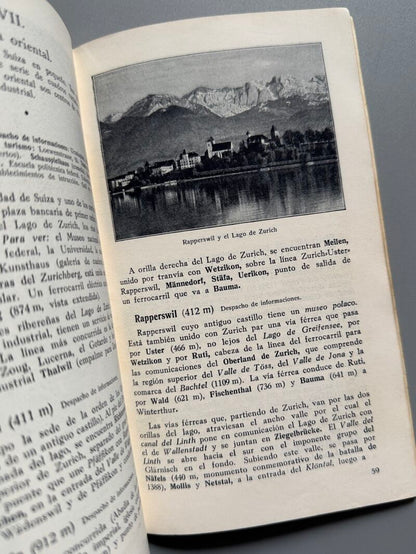 Suiza. Pequeña guía de las más hermosas regiones - Oficina Nacional suiza del turismo, 1926