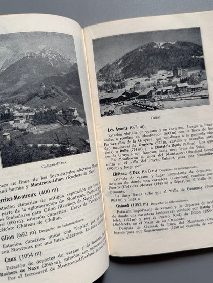 Suiza. Pequeña guía de las más hermosas regiones - Oficina Nacional suiza del turismo, 1926