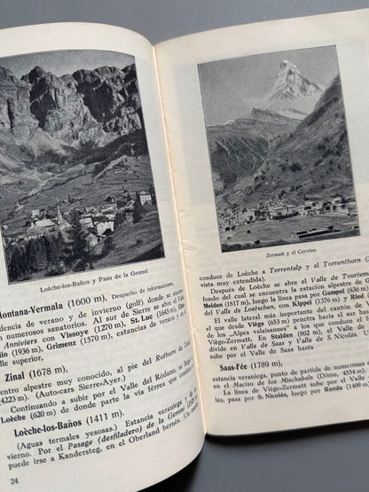 Suiza. Pequeña guía de las más hermosas regiones - Oficina Nacional suiza del turismo, 1926