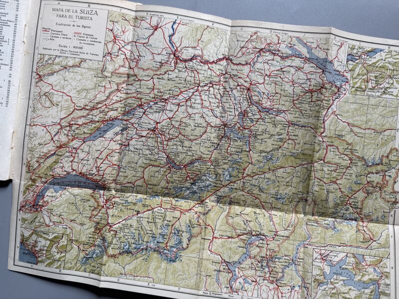 Suiza. Pequeña guía de las más hermosas regiones - Oficina Nacional suiza del turismo, 1926