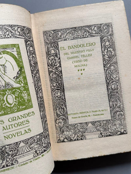 El bandolero, Tirso de Molina - Editorial Ibérica, ca. 1920