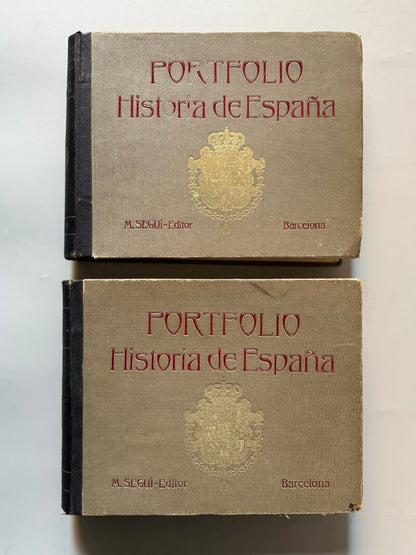 Portfolio de historia de España, Manuel Sandoval del Río - M. Segui Editor, ca. 1910