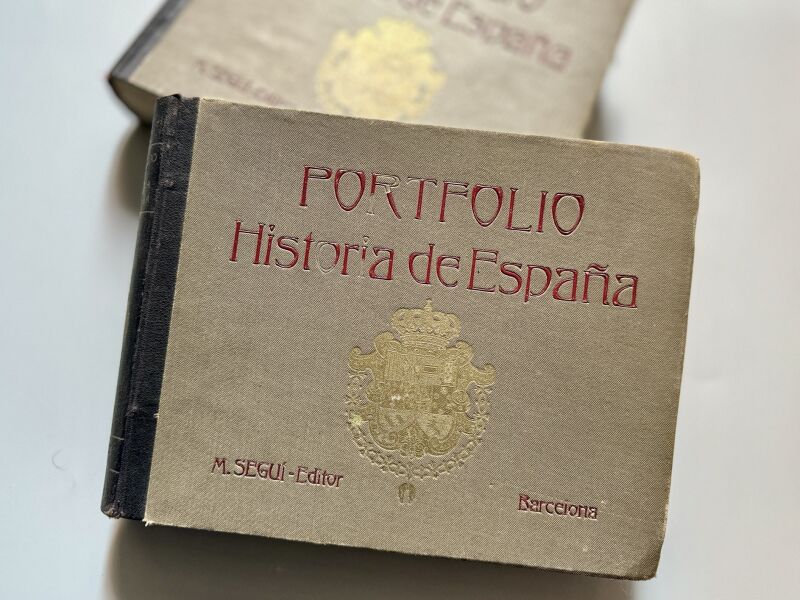 Portfolio de historia de España, Manuel Sandoval del Río - M. Segui Editor, ca. 1910