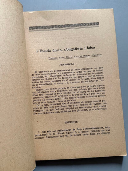 Qüestions socials d'actualitat - Acció Catolica de la Dona, 1931