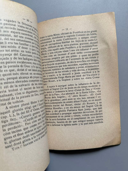 Article necrológic Josèp Torras y Bages, Josèp Alabèrn - Manresa, 7 de febrer de 1916