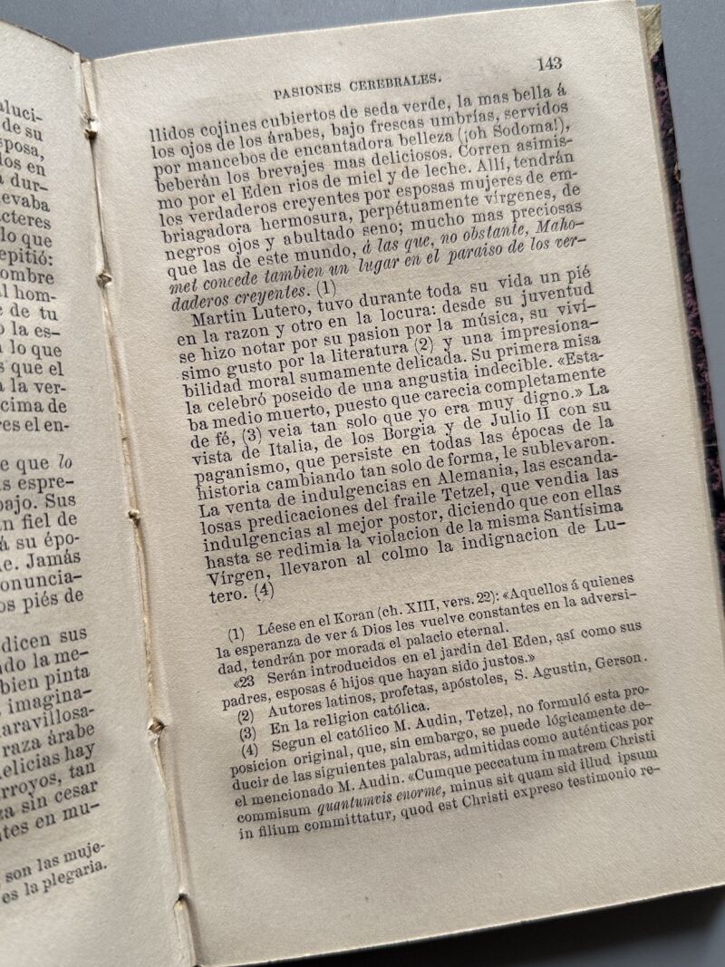 La fisiología de las pasiones, Ch. Letourneau - Jané Hermano Editores, ca. 1890