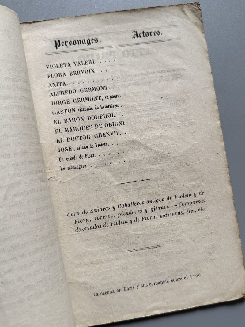 La Traviata, Verdi - Imprenta de Tomas Gorchs, 1871