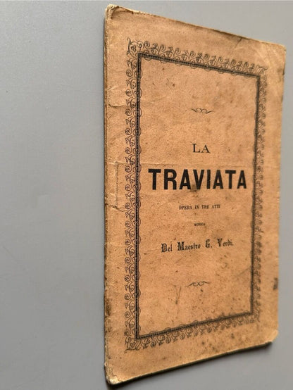 La Traviata, Verdi - Imprenta de Tomas Gorchs, 1871