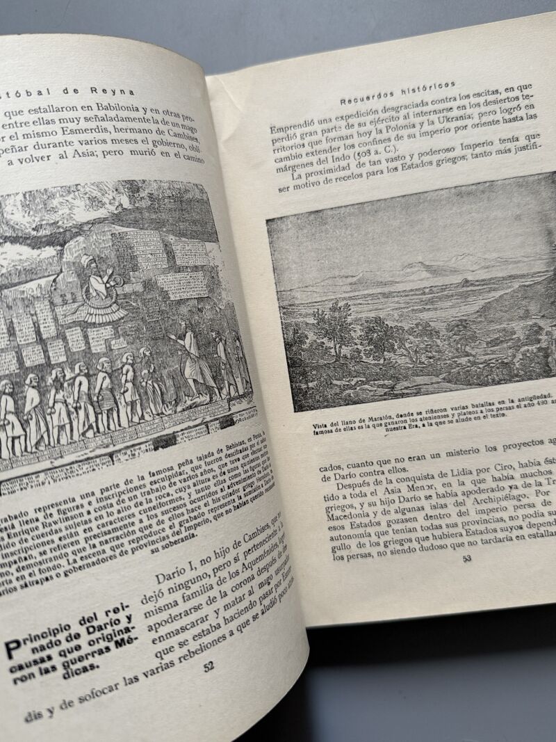 Recuerdos históricos del mundo, Cristóbal de Reyna - Editorial Saturnino Calleja, ca. 1900