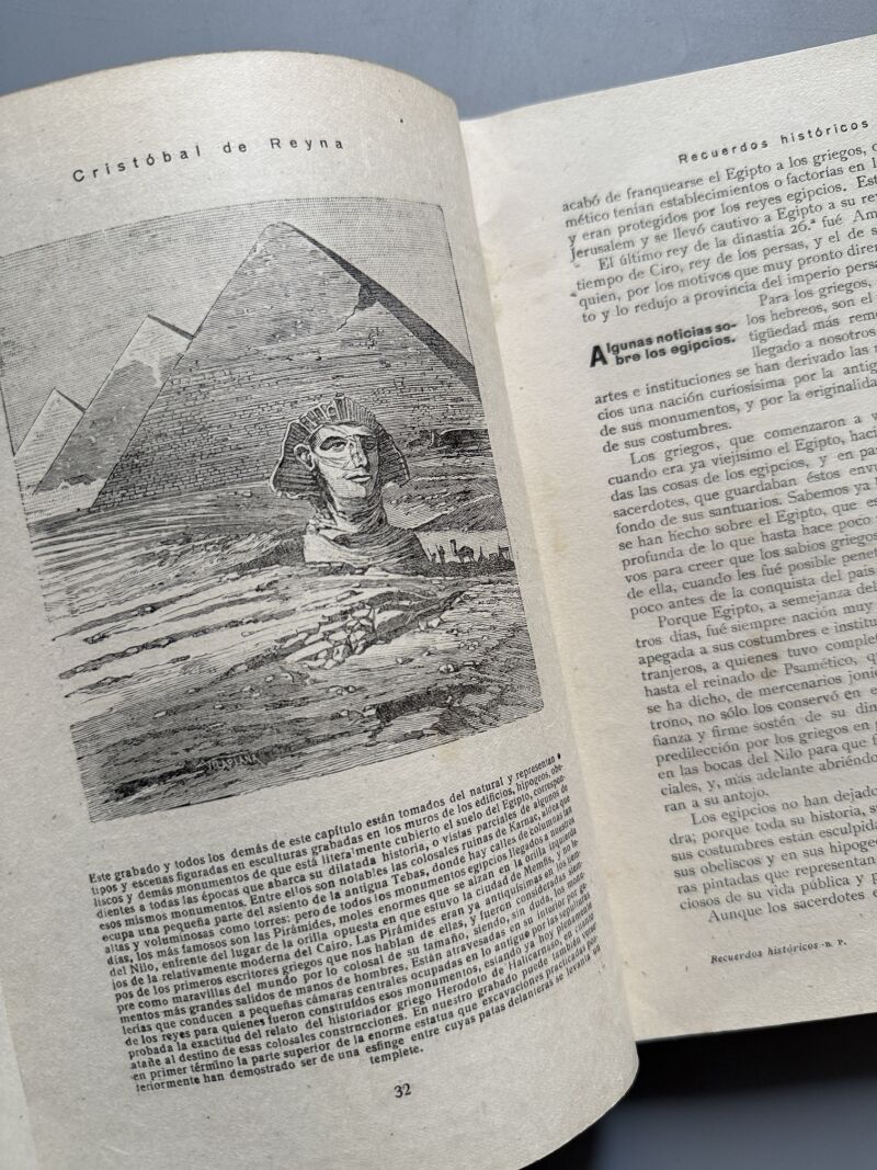 Recuerdos históricos del mundo, Cristóbal de Reyna - Editorial Saturnino Calleja, ca. 1900
