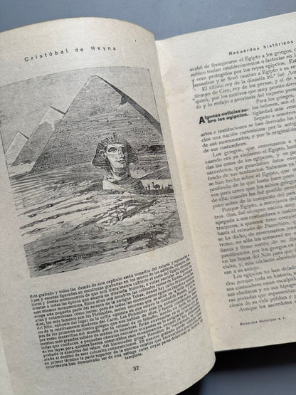 Recuerdos históricos del mundo, Cristóbal de Reyna - Editorial Saturnino Calleja, ca. 1900