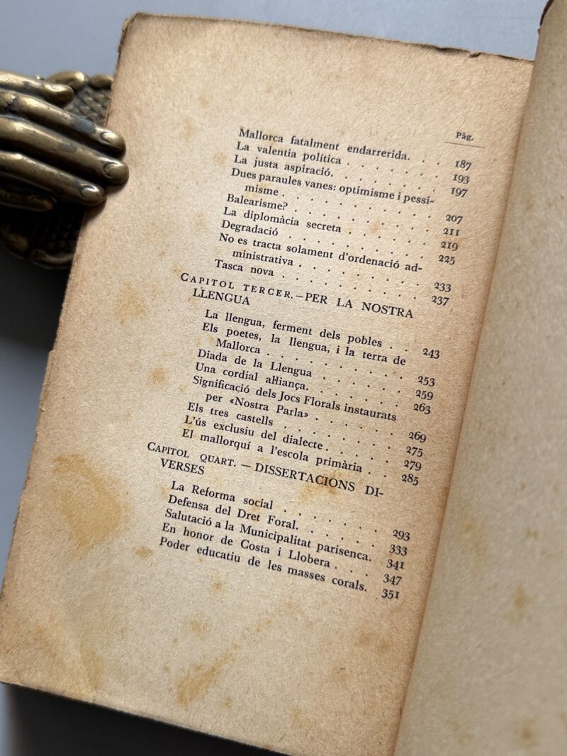 Pel ressorgiment polític de Mallorca, Guillem Forteza - Estampa Soler Prats, 1931