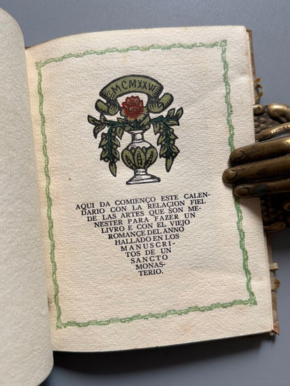 Calendario del anno de gracia MCMXXVI - la Poligrafa, 1925