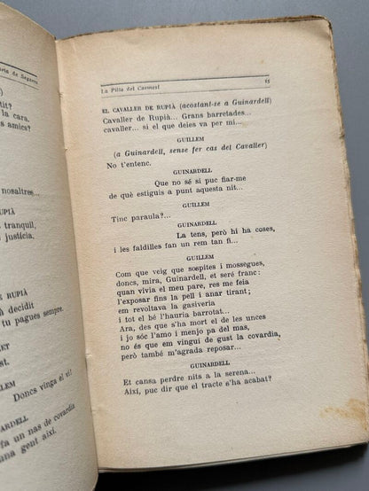 La filla del carmesí, Josep Mª de Segarra (numerado) - les Ales Esteses, 1929