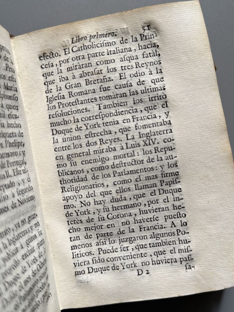 Historia de Jacobo II. Rey de la Gran Bretaña, Traducción de Joseph Xerico - Antonio Marin, 1746