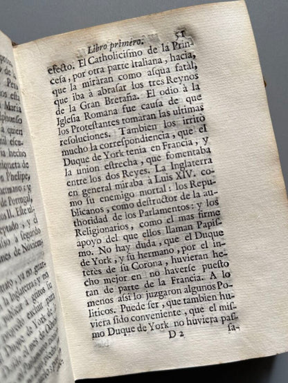 Historia de Jacobo II. Rey de la Gran Bretaña, Traducción de Joseph Xerico - Antonio Marin, 1746
