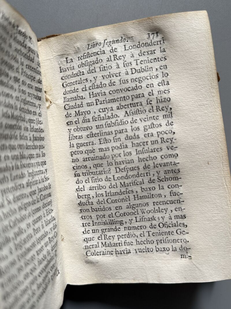 Historia de Jacobo II. Rey de la Gran Bretaña, Traducción de Joseph Xerico - Antonio Marin, 1746