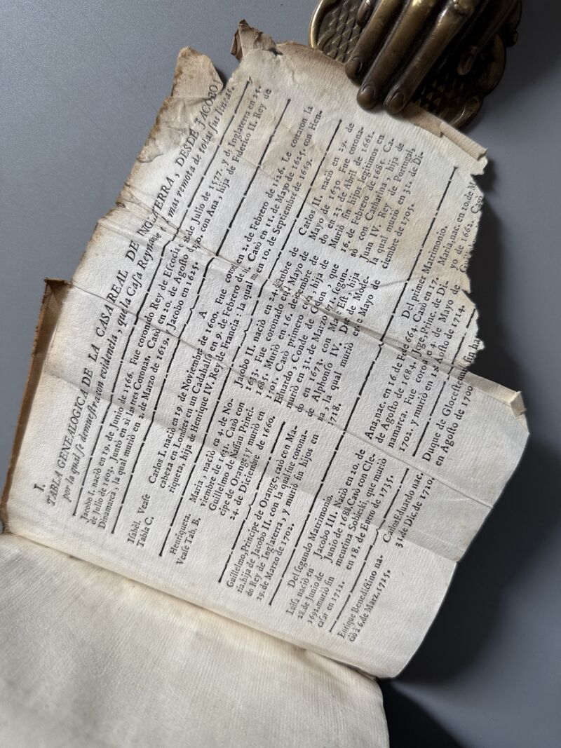 Historia de Jacobo II. Rey de la Gran Bretaña, Traducción de Joseph Xerico - Antonio Marin, 1746