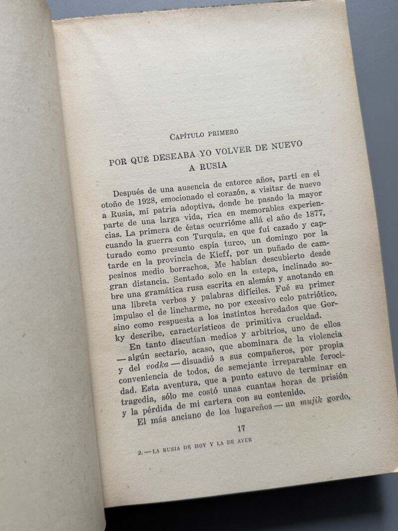 La Rusia de ayer y la de hoy, E. J. Dillon - Editorial Juventud, 1931