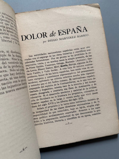 Nuestra España. III Revista mensual, Director: Alvaro Albornoz - la Habana, 1939