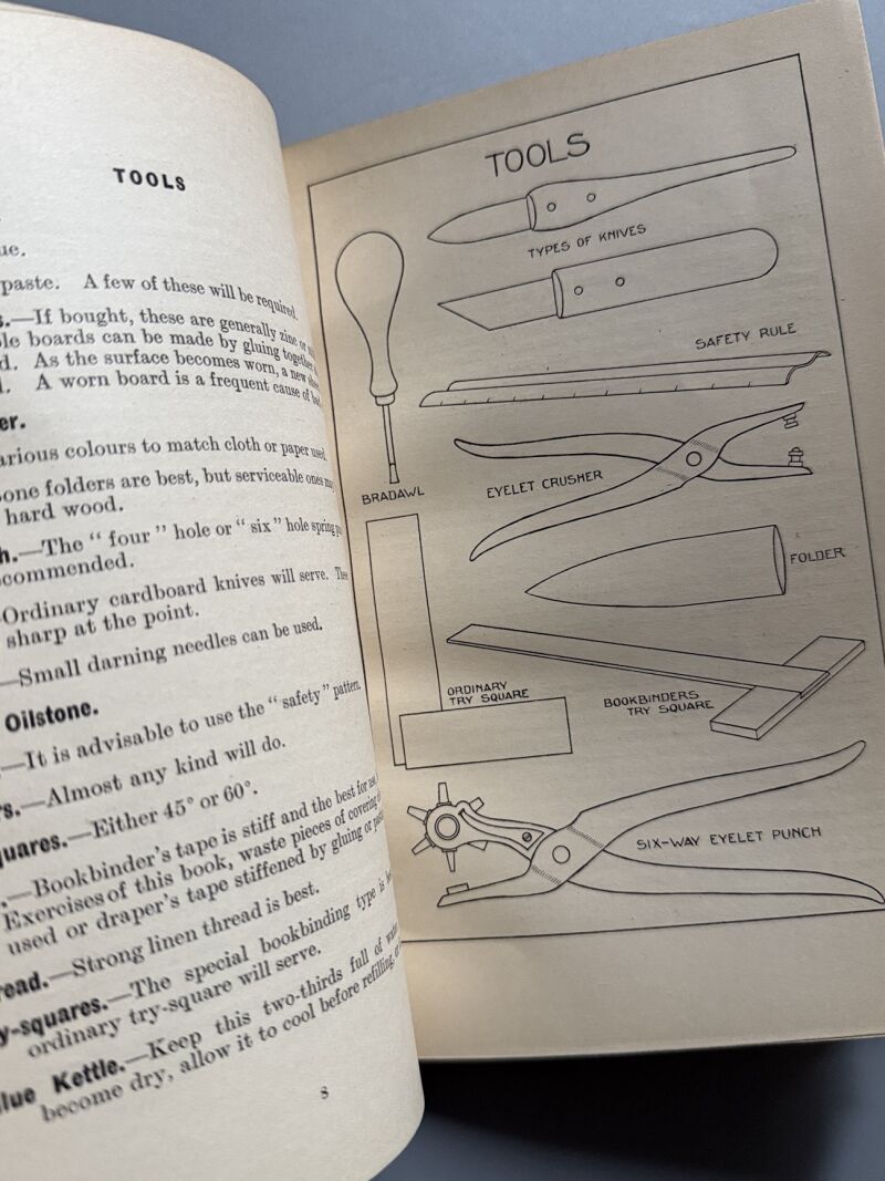 Bookbinding for begginers, J. Kay - Cassell and Company Limited, 1930