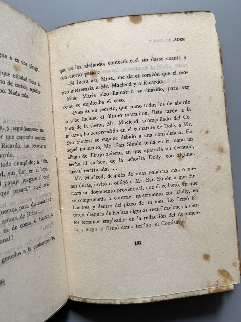 Vicio, no, amor!!!, José Oliver Bauzá - Antonio López Librero, 1921