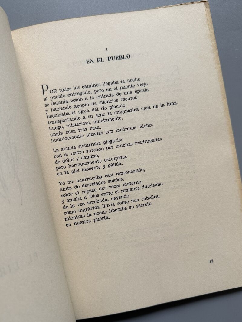 Los brazos en estela, Cristina Lacasa (firmado - primera edición) - Artis Estudios Gráficos, 1958