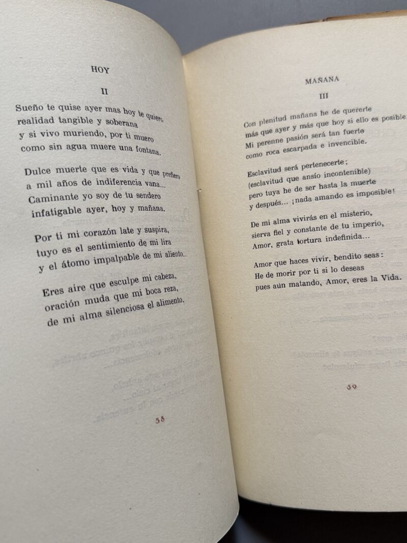 La voz oculta, Cristina Lacasa (firmado - 1ª edición) - la Editora Leridana, 1953