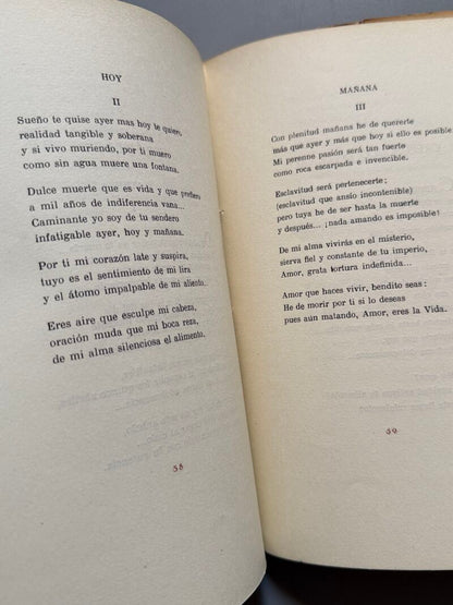 La voz oculta, Cristina Lacasa (firmado - 1ª edición) - la Editora Leridana, 1953