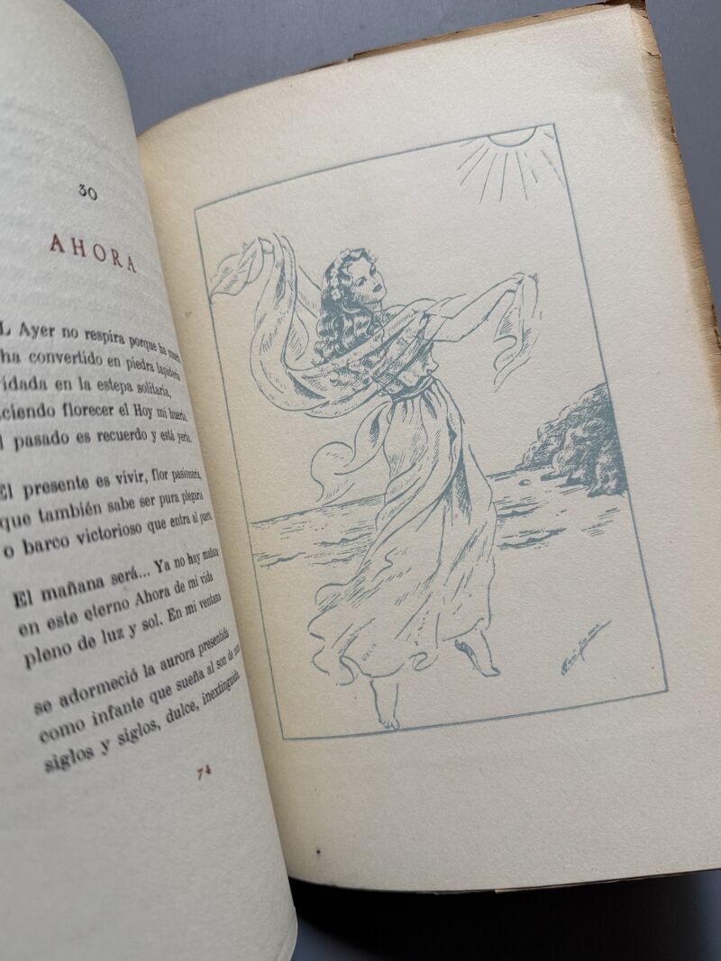 La voz oculta, Cristina Lacasa (firmado - 1ª edición) - la Editora Leridana, 1953