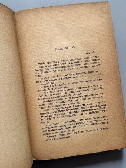 Esclavitud y libertad. Diario de una prisionera, Concha Espina (1ª edición) - Ed. Reconquista, 1938