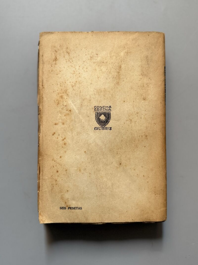 Esclavitud y libertad. Diario de una prisionera, Concha Espina (1ª edición) - Ed. Reconquista, 1938