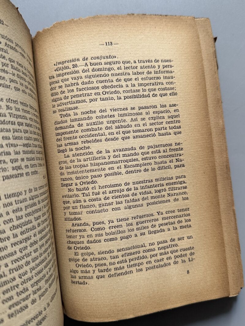 Esclavitud y libertad. Diario de una prisionera, Concha Espina (1ª edición) - Ed. Reconquista, 1938
