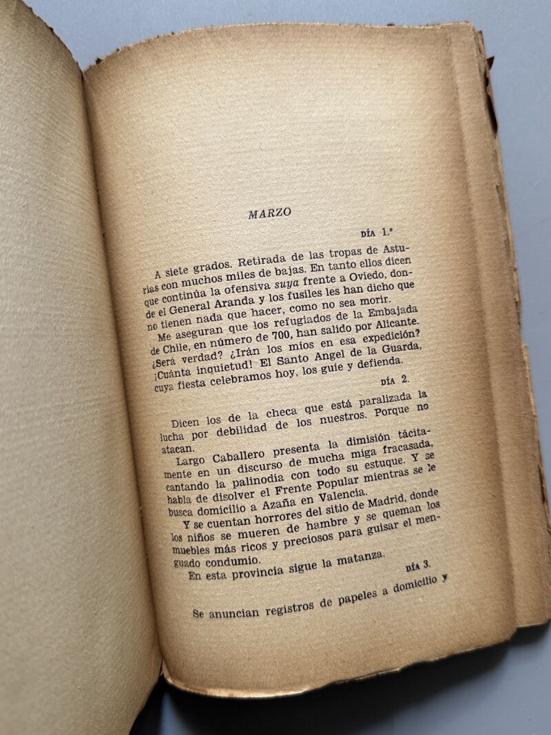 Esclavitud y libertad. Diario de una prisionera, Concha Espina (1ª edición) - Ed. Reconquista, 1938
