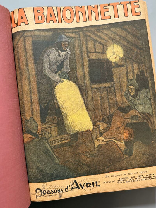 La Baïonnette. 45 números - L'Edition Français Illustrée, 1917-1918