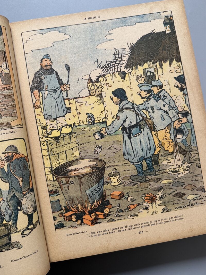La Baïonnette. 45 números - L'Edition Français Illustrée, 1917-1918