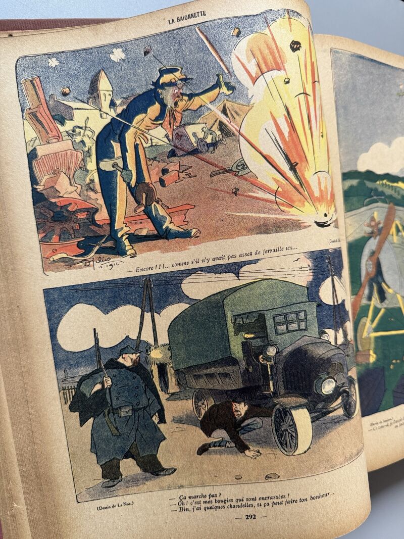 La Baïonnette. 45 números - L'Edition Français Illustrée, 1917-1918
