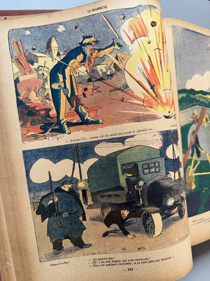 La Baïonnette. 45 números - L'Edition Français Illustrée, 1917-1918