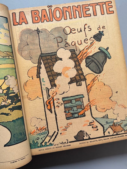 La Baïonnette. 45 números - L'Edition Français Illustrée, 1917-1918