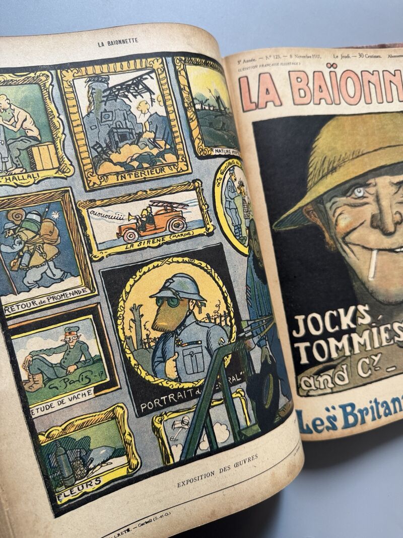 La Baïonnette. 45 números - L'Edition Français Illustrée, 1917-1918