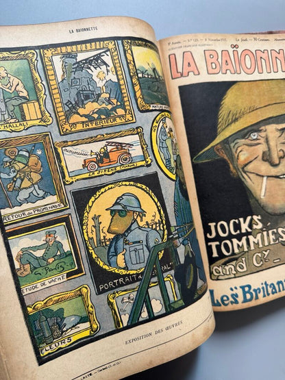 La Baïonnette. 45 números - L'Edition Français Illustrée, 1917-1918