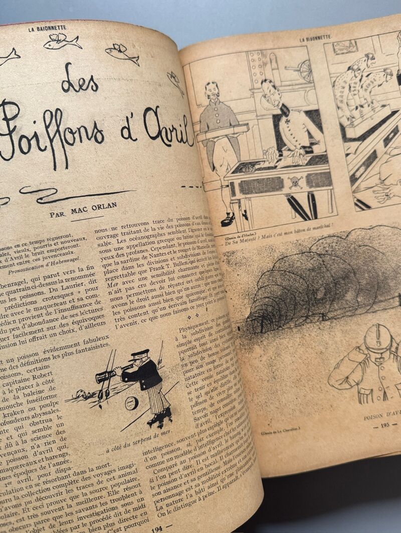 La Baïonnette. 45 números - L'Edition Français Illustrée, 1917-1918