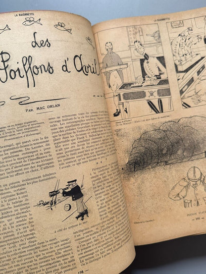 La Baïonnette. 45 números - L'Edition Français Illustrée, 1917-1918