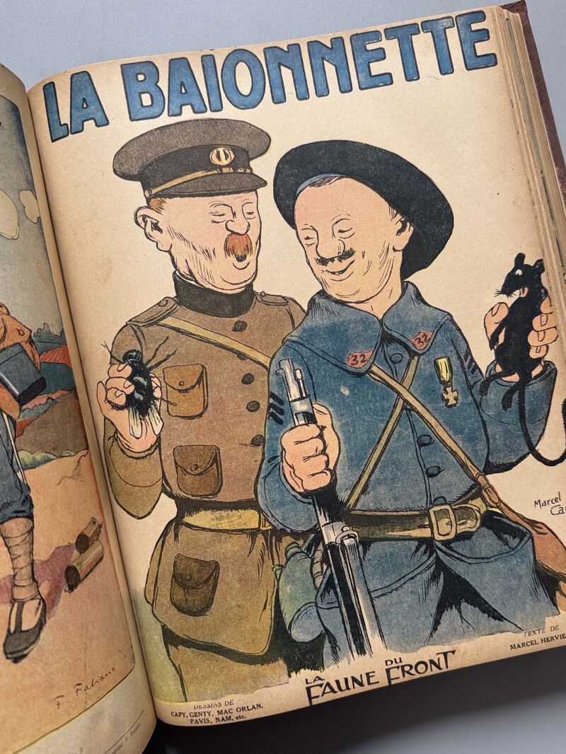 La Baïonnette. 45 números - L'Edition Français Illustrée, 1917-1918