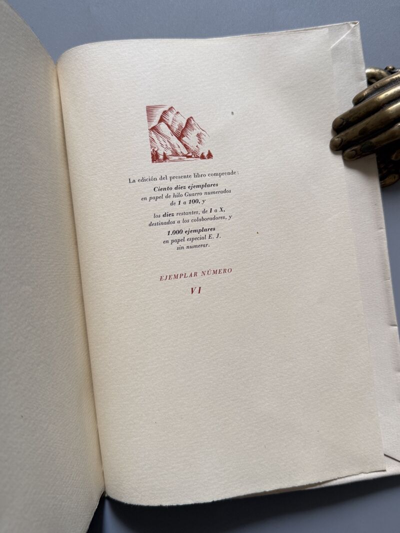 Derboranza, C. F. Ramuz (numerado, VI de X) - Editorial Juventud, 1947