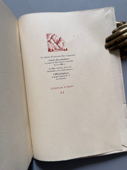 Derboranza, C. F. Ramuz (numerado, VI de X) - Editorial Juventud, 1947