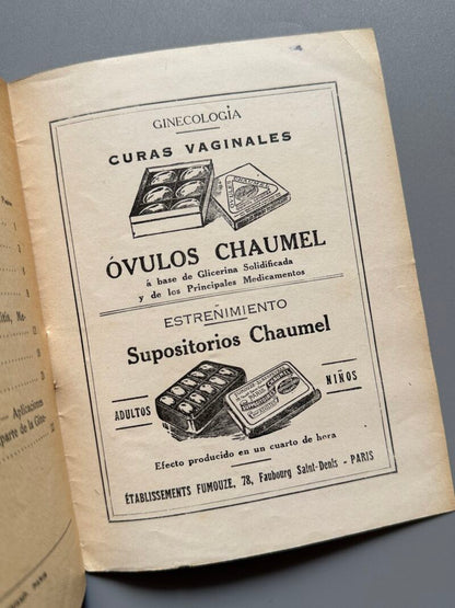 Higiene y medicina usuales, la Poudre chaumel - Paris, 1931